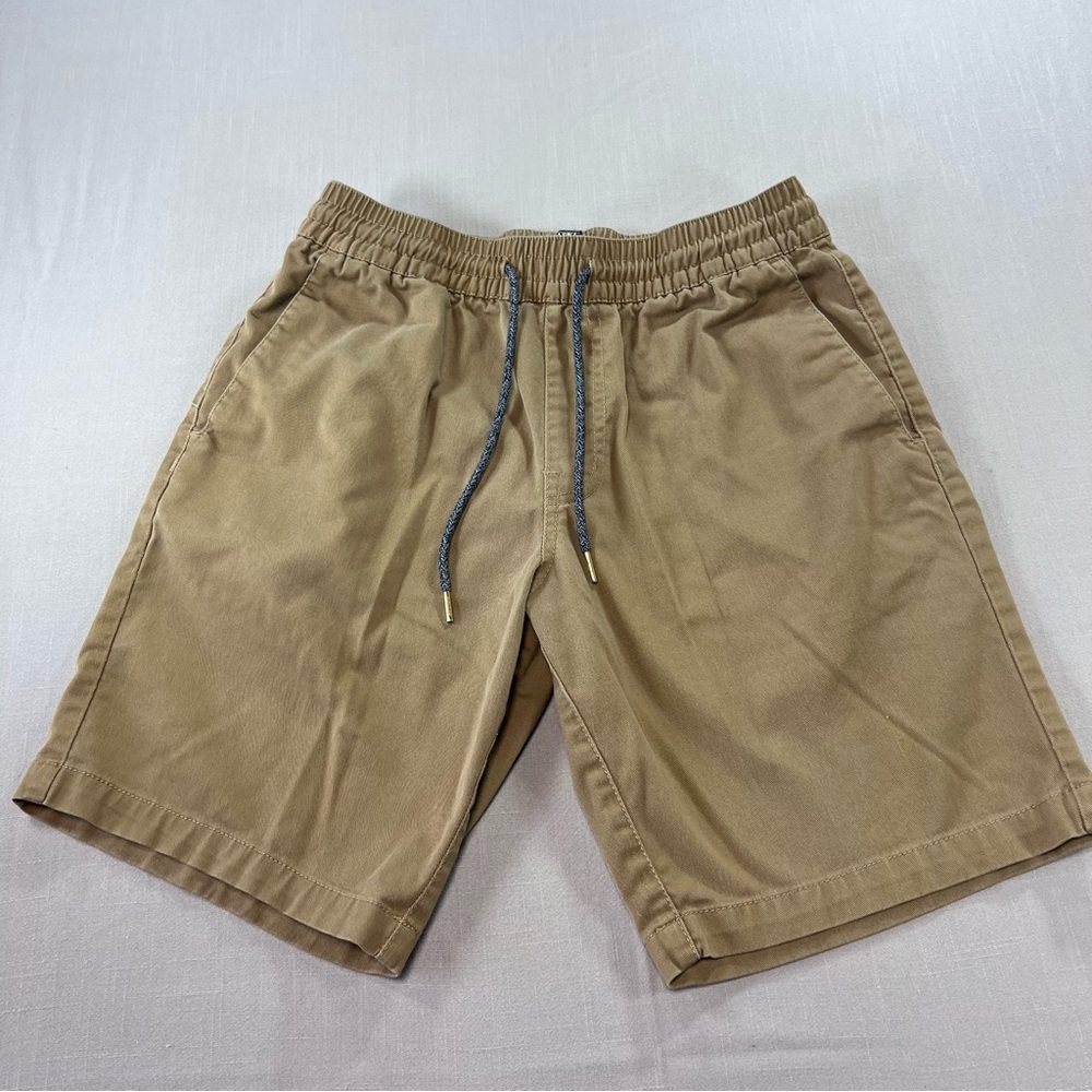Volcom Men’s Surf Skate Shorts Small Khaki Elastic Waist Drawstring Casual - Picture 12 of 12